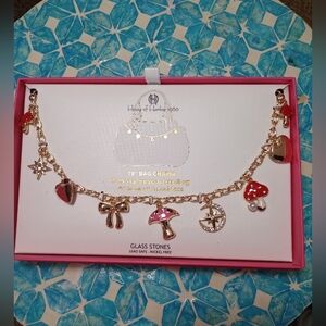 House of Harlow 1960‎ Gold and Red Bag Charm